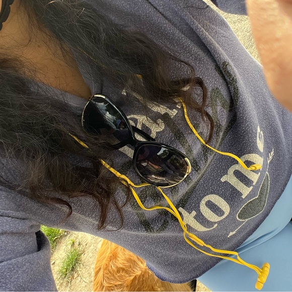 TALK TO ME Fun WILDFOX Distressed Sweat Cropped Top Oversized Vintage Statement - Picture 1 of 10